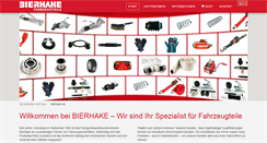 Desktop Screenshot of bierhake.de