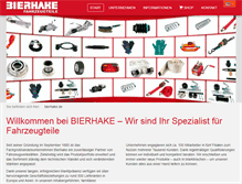 Tablet Screenshot of bierhake.de